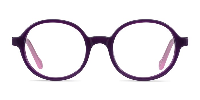 Confetti Purple Pink Acétate Montures de lunettes de vue d'EyeBuyDirect
