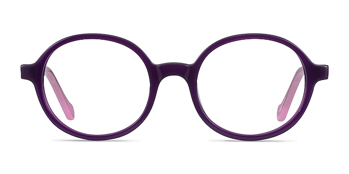Confetti Purple Pink Acetate Eyeglass Frames from EyeBuyDirect