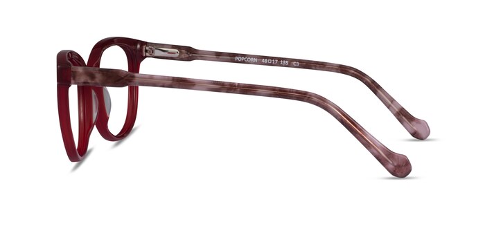 Popcorn Red Floral Acétate Montures de lunettes de vue d'EyeBuyDirect