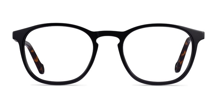 Skate Black Tortoise Acetate Eyeglass Frames from EyeBuyDirect