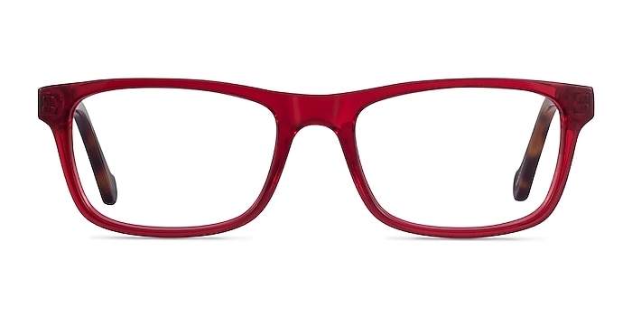 Scuba Red Tortoise Acetate Eyeglass Frames from EyeBuyDirect