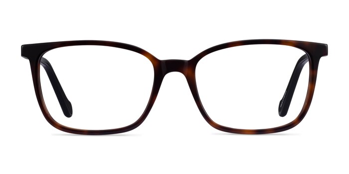 Travel Tortoise Black Acétate Montures de lunettes de vue d'EyeBuyDirect