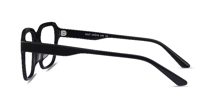 Neat Noir Acétate Montures de lunettes de vue d'EyeBuyDirect