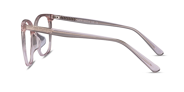 Latte Clear Beige Acetate Eyeglass Frames from EyeBuyDirect