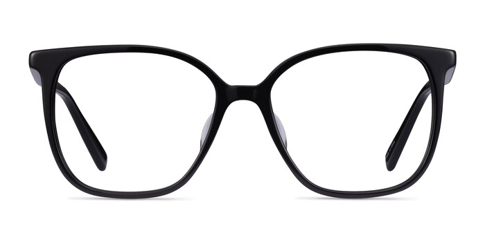 Latte Noir Acétate Montures de lunettes de vue d'EyeBuyDirect