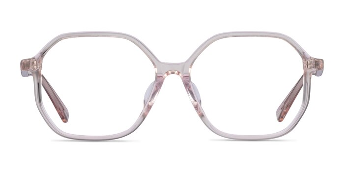 Crepuscule Clear Beige Acetate Eyeglass Frames from EyeBuyDirect