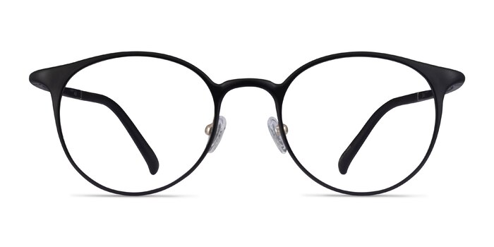 Solace Matte Black Plastic Eyeglass Frames from EyeBuyDirect