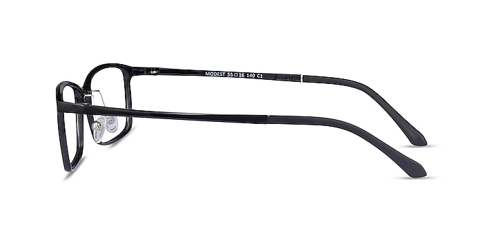 Modest Noir Plastique Montures de lunettes de vue d'EyeBuyDirect