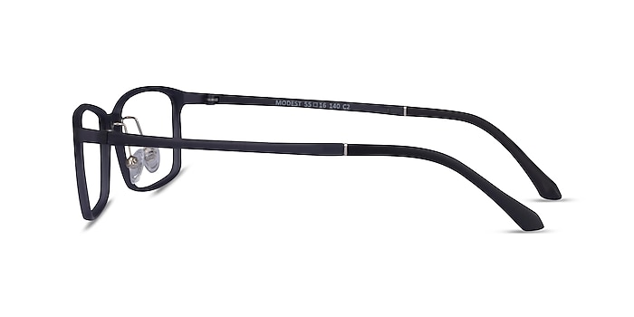 Modest Matte Gray Plastique Montures de lunettes de vue d'EyeBuyDirect