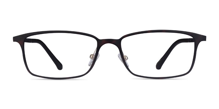 Modest Matte Tortoise Plastic Eyeglass Frames from EyeBuyDirect
