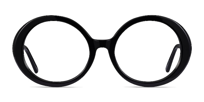 Voila Black Acetate Eyeglass Frames from EyeBuyDirect