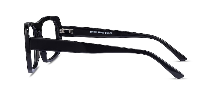 Sonny Noir Acétate Montures de lunettes de vue d'EyeBuyDirect