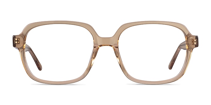 Kurt Clear Brown Acetate Eyeglass Frames from EyeBuyDirect