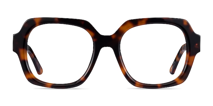 Ellen Tortoise Acetate Eyeglass Frames from EyeBuyDirect