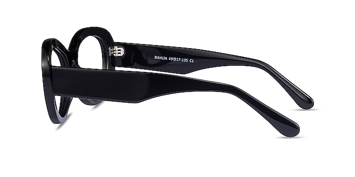 Dahlia Black Acetate Eyeglass Frames from EyeBuyDirect