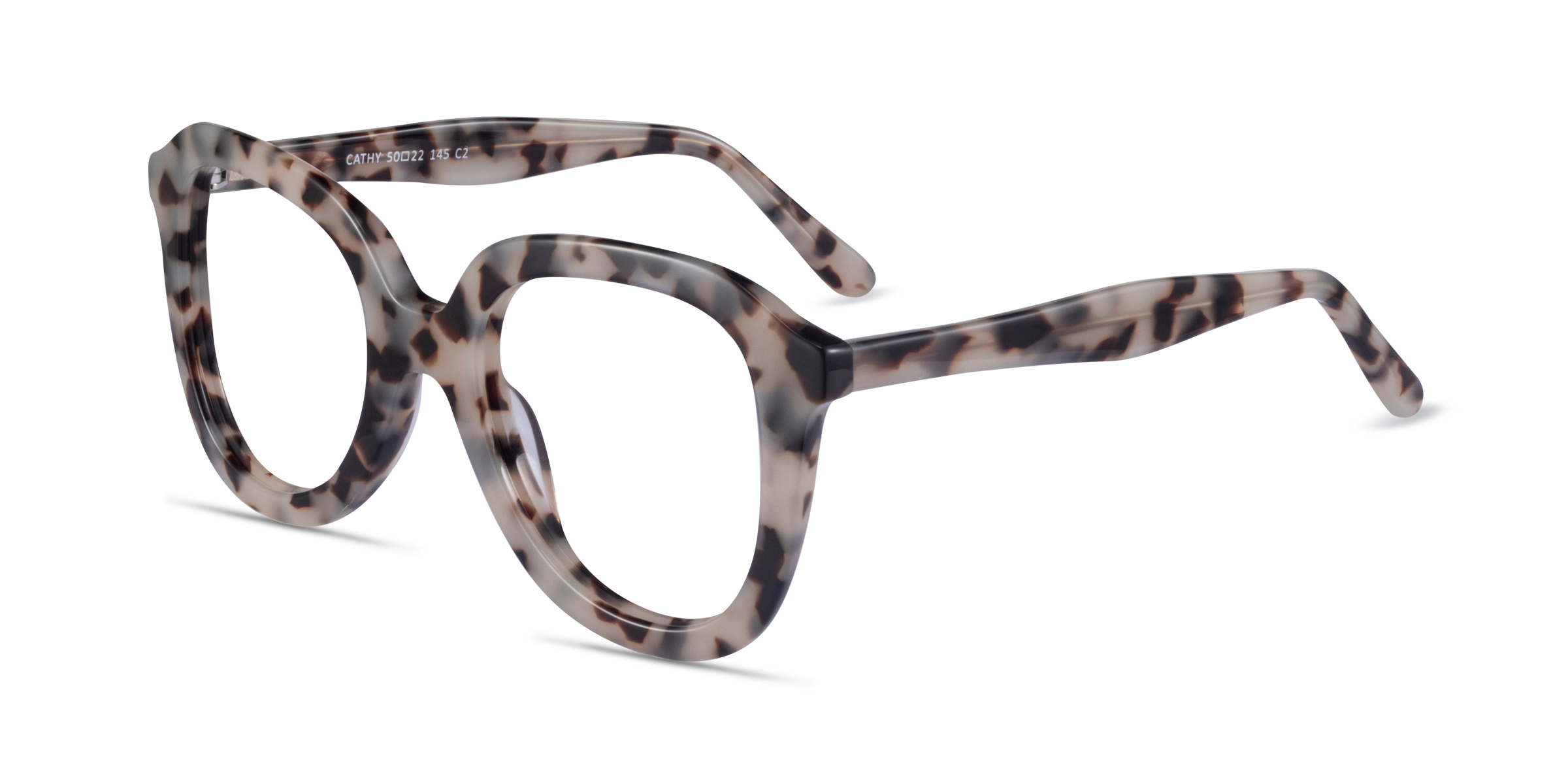 Cathy Square Ivory Tortoise Glasses for Women | Eyebuydirect