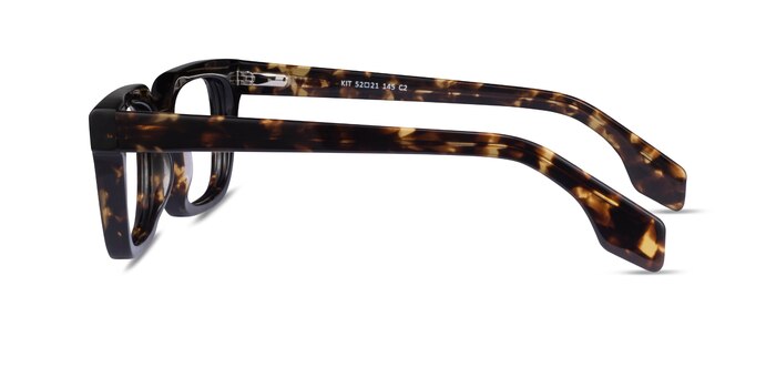 Kit Écaille Noire Acétate Montures de lunettes de vue d'EyeBuyDirect
