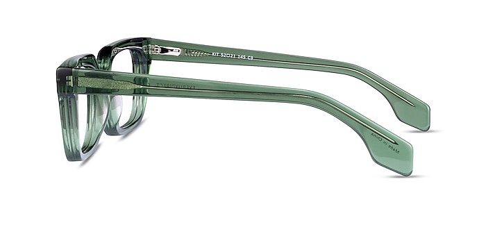 Kit Clear Green Acétate Montures de lunettes de vue d'EyeBuyDirect