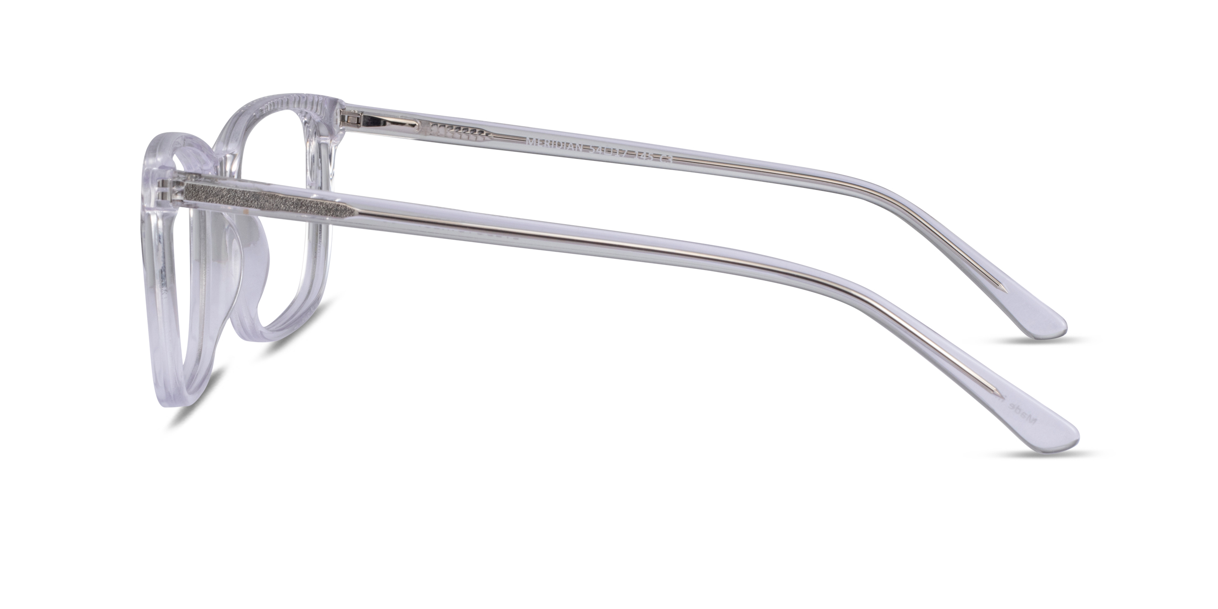 Meridian Rectangle Clear Full Rim Eyeglasses | Eyebuydirect