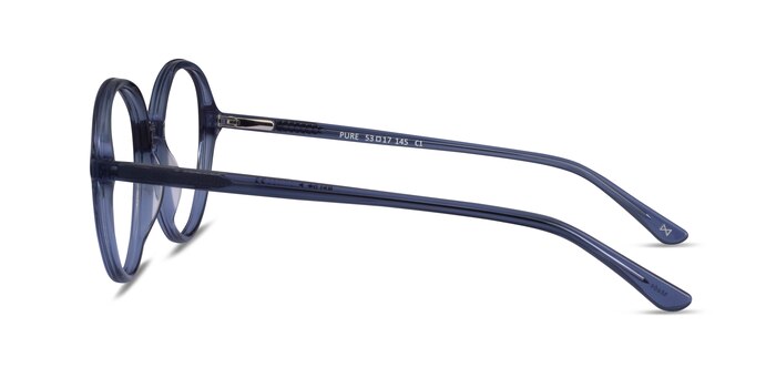 Pure Clear Blue Eco-friendly Eyeglass Frames from EyeBuyDirect