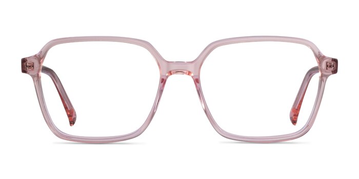 Bucolic Clear Pink Acétate Montures de lunettes de vue d'EyeBuyDirect
