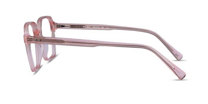 Bucolic Clear Pink Acetate Eyeglass Frames from EyeBuyDirect