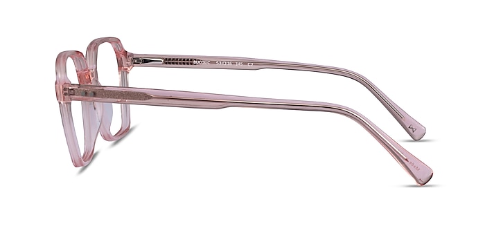 Bucolic Clear Pink Acetate Eyeglass Frames from EyeBuyDirect