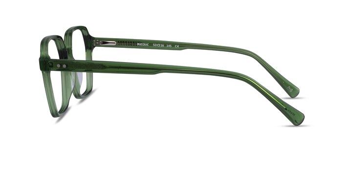 Bucolic Clear Green Eco-friendly Eyeglass Frames from EyeBuyDirect