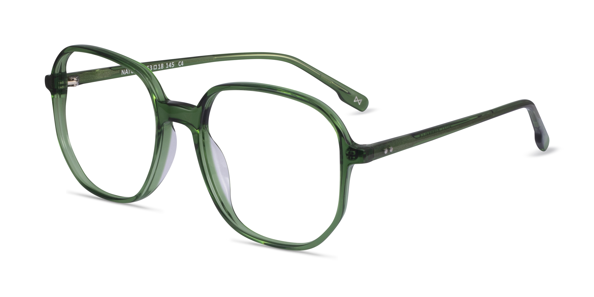 Natural Square Clear Green Glasses for Women Eyebuydirect Canada