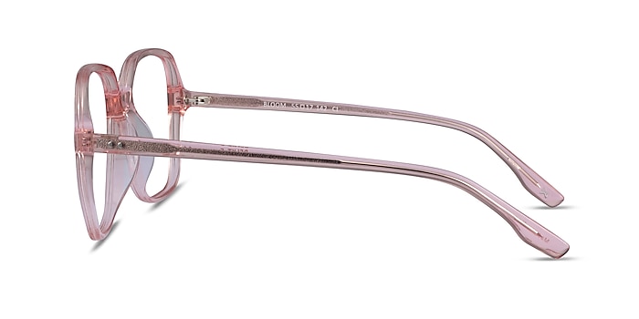 Bloom Clear Pink Acetate Eyeglass Frames from EyeBuyDirect
