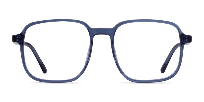 Ozone Clear Blue Acétate Montures de lunettes de vue d'EyeBuyDirect