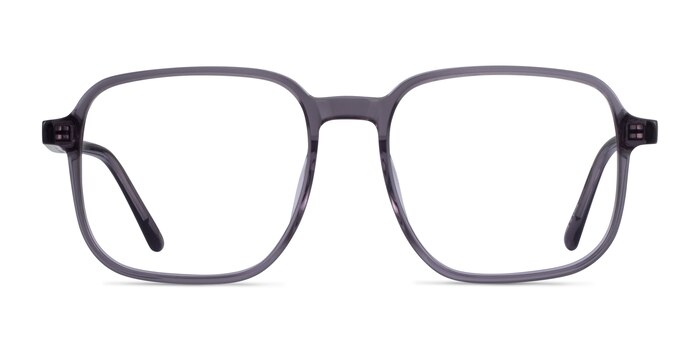 Ozone Clear Gray Eco-friendly Eyeglass Frames from EyeBuyDirect