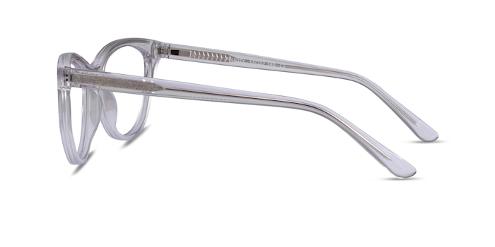 Felicity Clear Gold Acétate Montures de lunettes de vue d'EyeBuyDirect