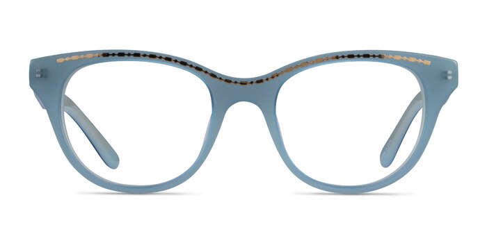 Arcady Blue Gold Acétate Montures de lunettes de vue d'EyeBuyDirect