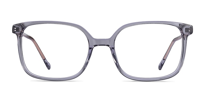 Orient Clear Gray Acetate Eyeglass Frames from EyeBuyDirect