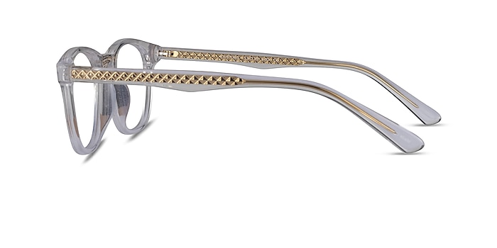 Casting Clear Gold Acetate Eyeglass Frames from EyeBuyDirect