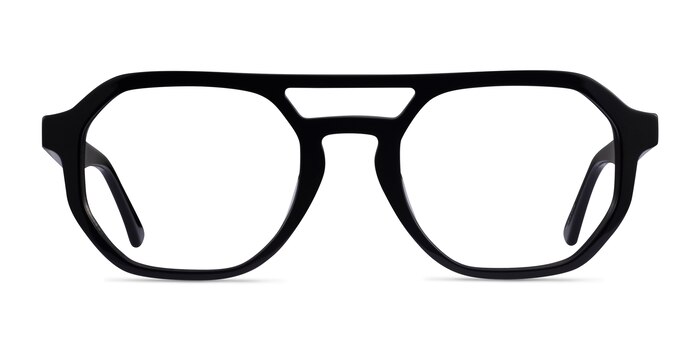 Stratum Black Acetate Eyeglass Frames from EyeBuyDirect