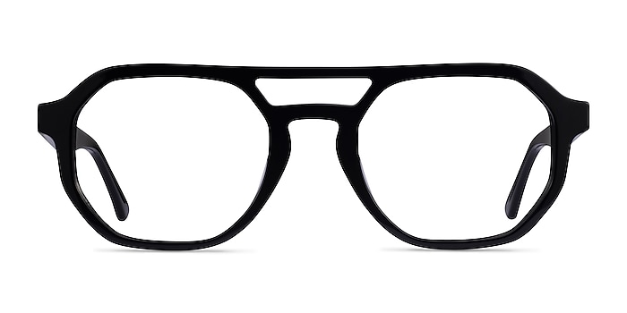 Stratum Noir Acétate Montures de lunettes de vue d'EyeBuyDirect