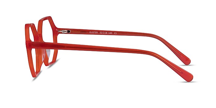Glister Iridescent Red Acétate Montures de lunettes de vue d'EyeBuyDirect