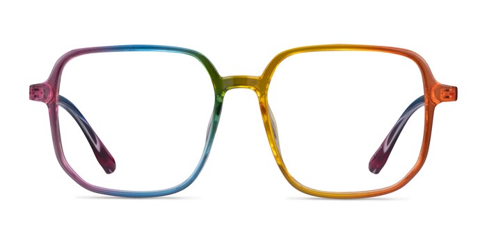 Bright Arc-en-ciel Plastique Montures de lunettes de vue d'EyeBuyDirect
