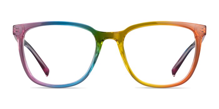 Optimist Rainbow Plastic Eyeglass Frames from EyeBuyDirect