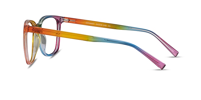 Optimist Rainbow Plastic Eyeglass Frames from EyeBuyDirect
