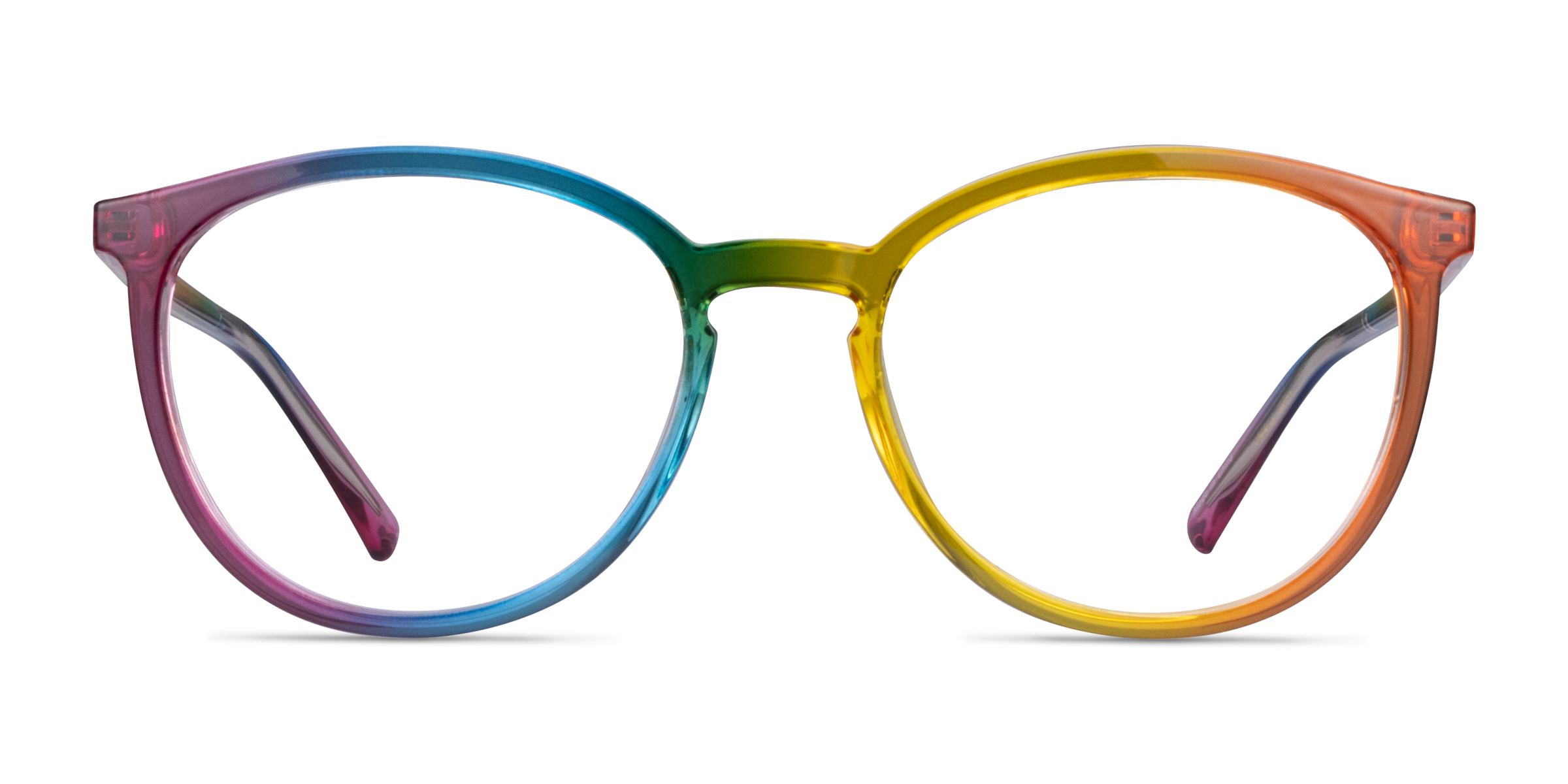 Joyful Round Rainbow Glasses for Women | Eyebuydirect