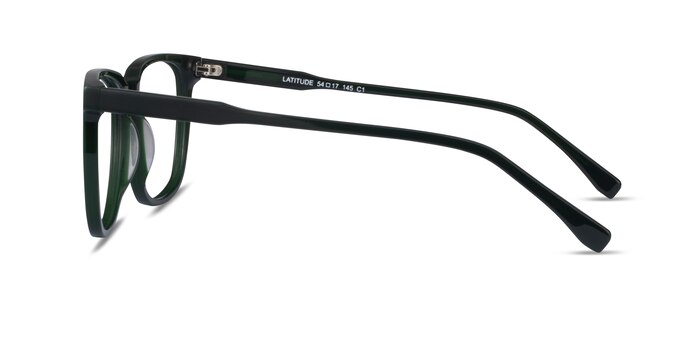 Latitude Vert Acétate Montures de lunettes de vue d'EyeBuyDirect