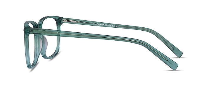 California Clear Green Acétate Montures de lunettes de vue d'EyeBuyDirect