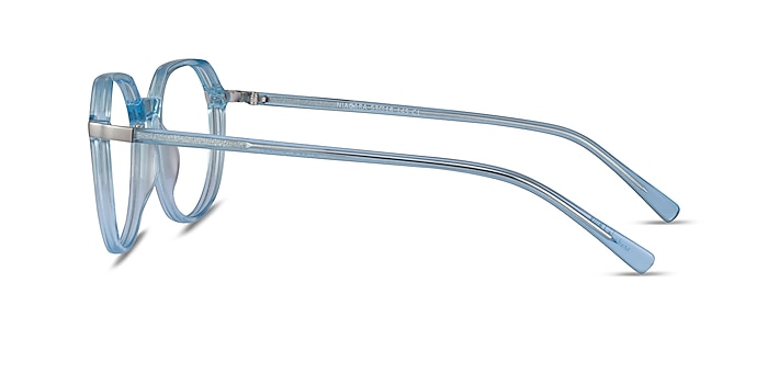Niagara Clear Blue Acetate Eyeglass Frames from EyeBuyDirect