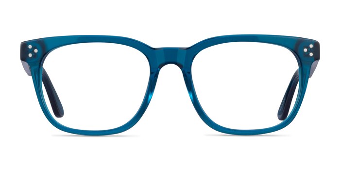 Adriatic Clear Blue Acétate Montures de lunettes de vue d'EyeBuyDirect