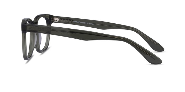 Adriatic Clear Khaki Green Acetate Eyeglass Frames from EyeBuyDirect