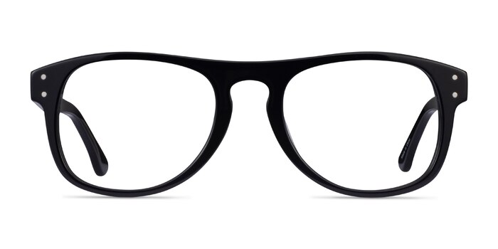 Galveston Black Acetate Eyeglass Frames from EyeBuyDirect