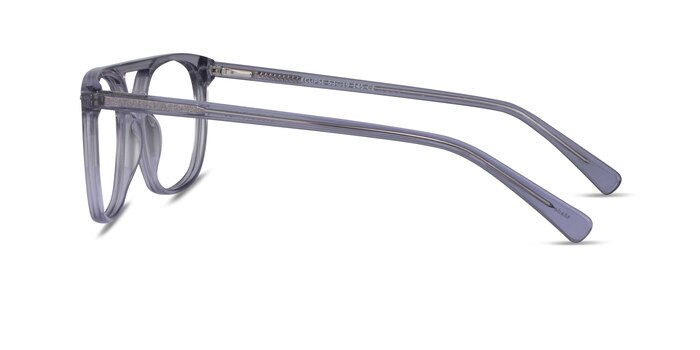 Eclipse Clear Gray Acétate Montures de lunettes de vue d'EyeBuyDirect